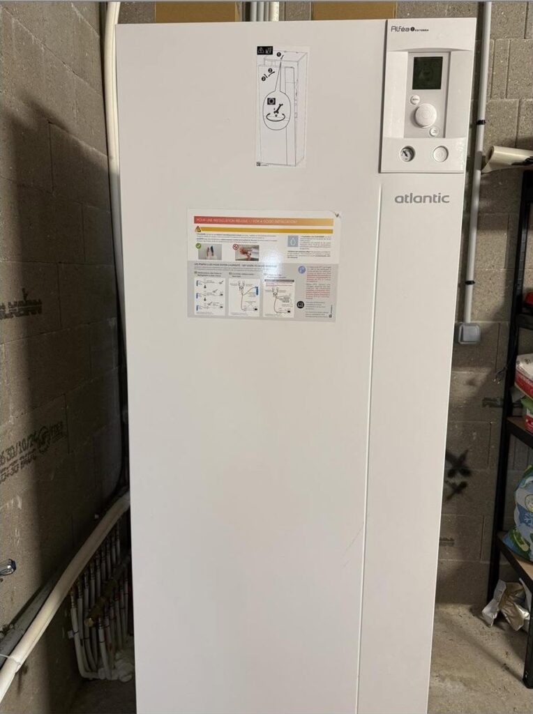 Installation d'une pompe à chaleur air-eau aux Andelys par un plombier chauffagiste de Ménesqueville