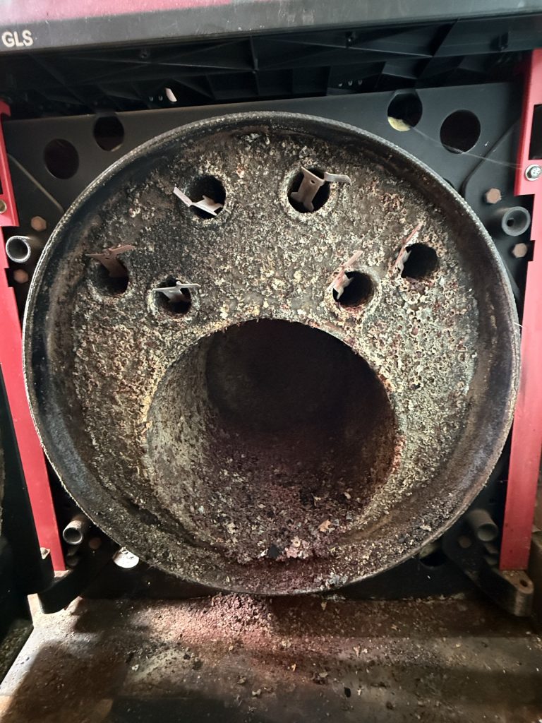 Nettoyage chambre de combustion chaudière fioul à Les andelys